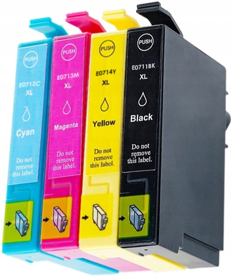 

4 Tusz Do Epson SX215 SX218 D78 DX7450 SX115 T0711