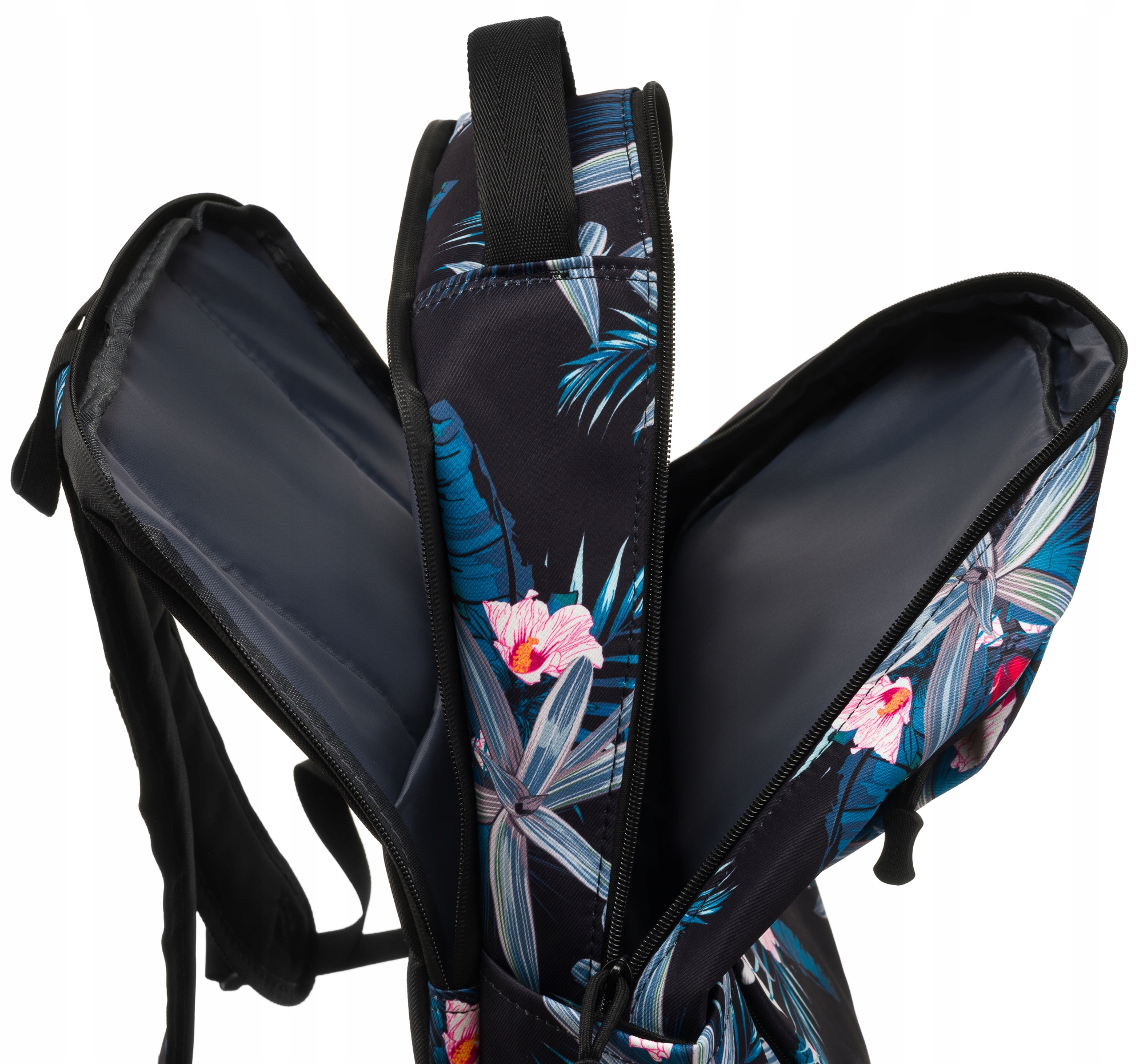 PETERSON plecak damski torebka torba na laptopa tablet pojemny śliczny wzór Wzór dominujący roślinny