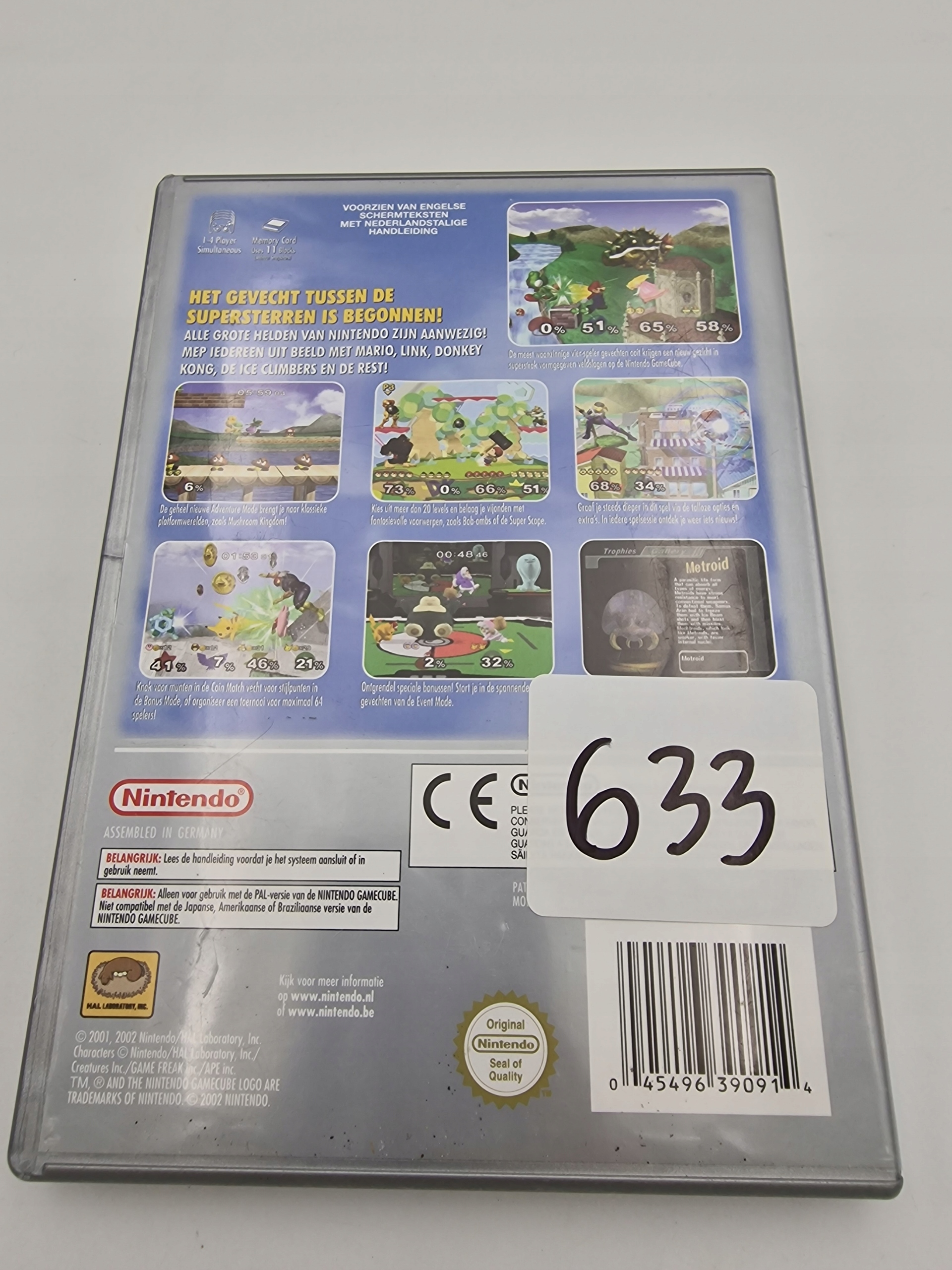 NINTENDO GAMECUBE SUPER SMASH BROS MELEE EAN (GTIN) 045496960070