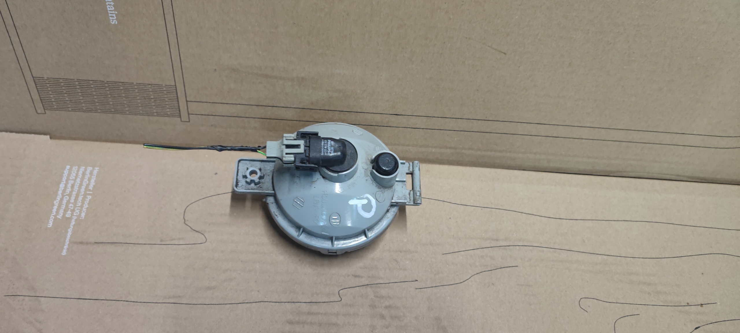 CHEVROLET SPARK M300 fog light right original + connecting spoiler