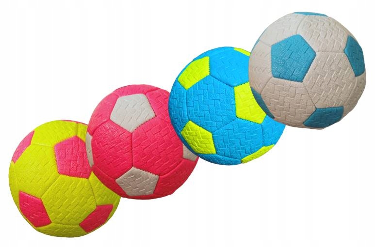 PIŁKA MAŁA DLA DZIECI PIANKOWA 15 CM RÓZNE KOLORY Obwód 47 cm