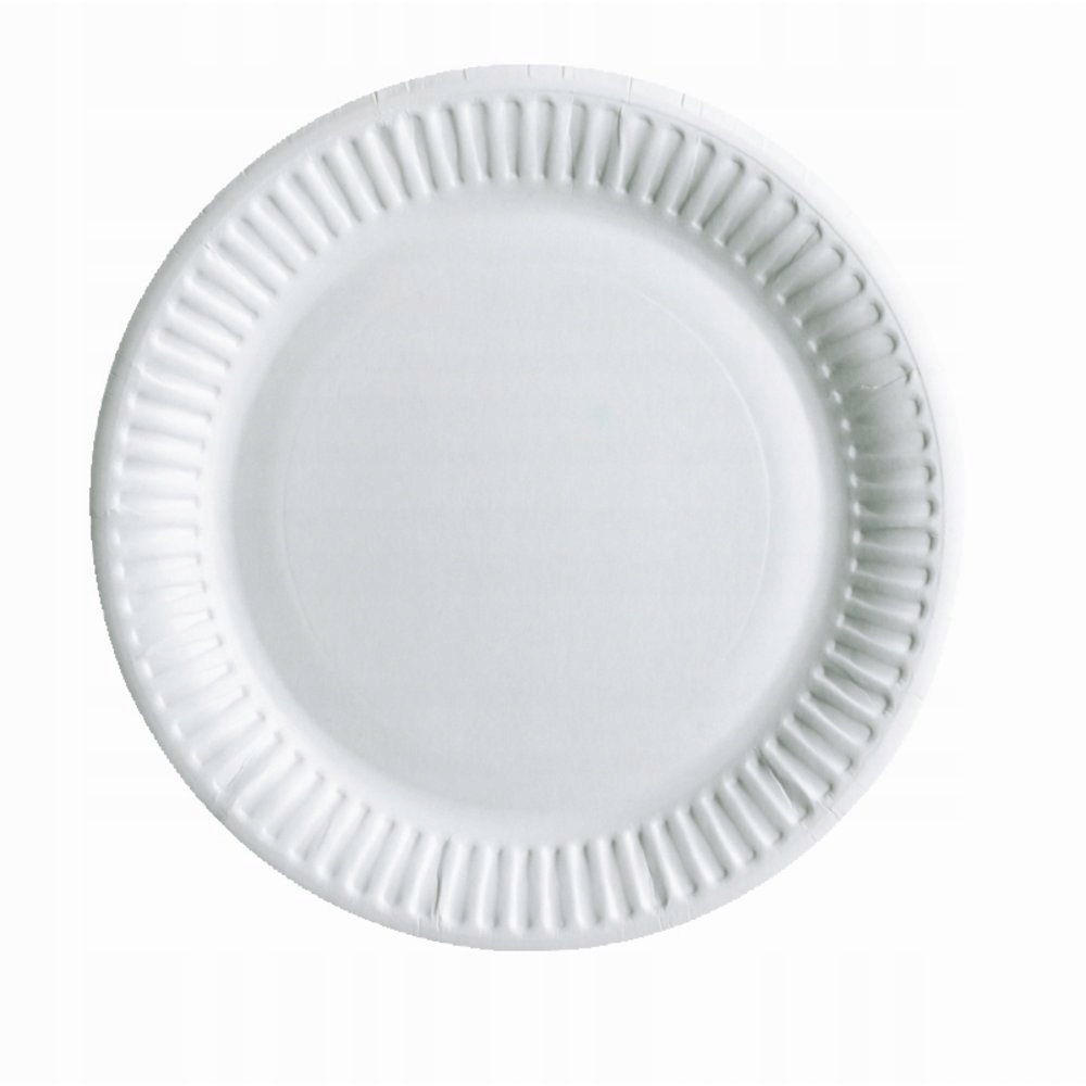 

Talerz papierowy 23cm 100szt Talerze białe Eko