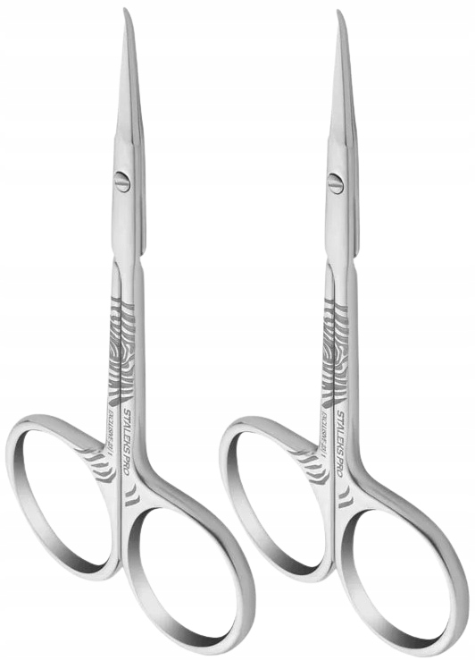 Profesionální nůžky na kůži s háčkem Exclusive Staleks 2 kusy
