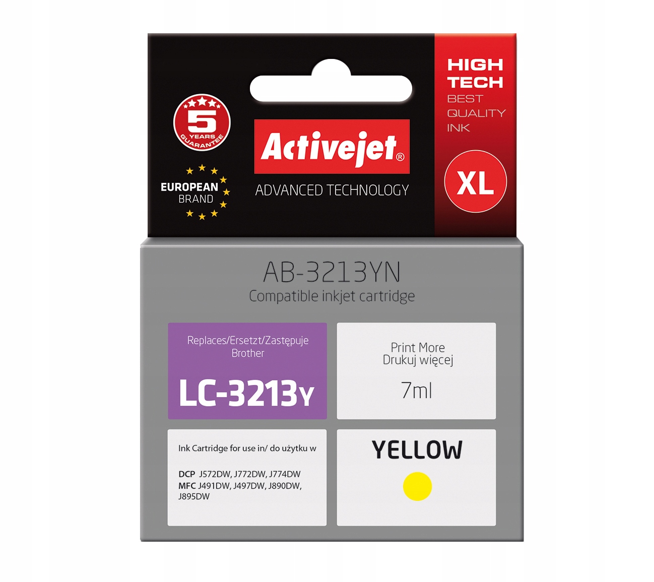 

Activejet Tusz do Brother LC3211 LC3213 J572 J772