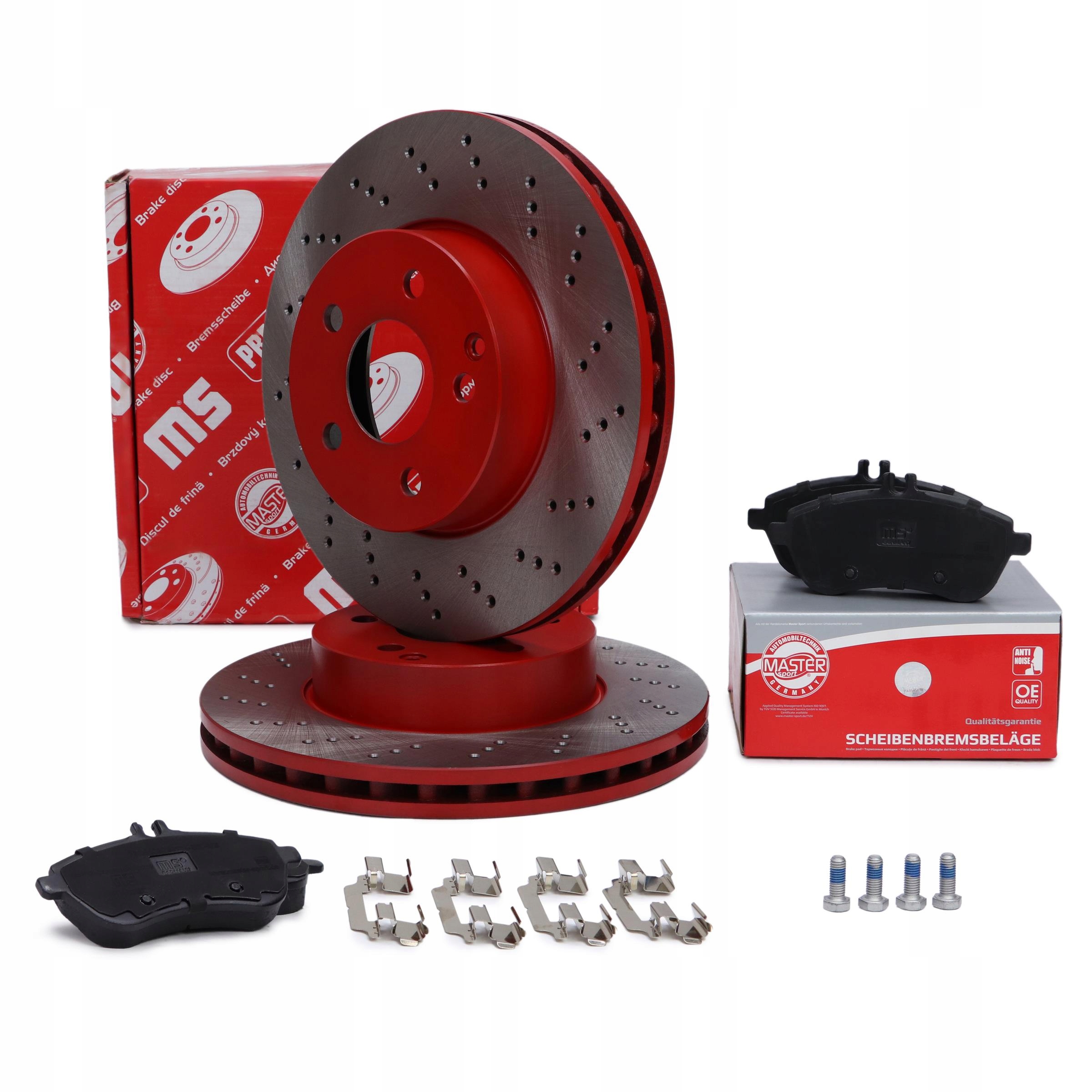 Kotouče Brzdové Destičky přední Mercedes C (W204, S204, C204), E