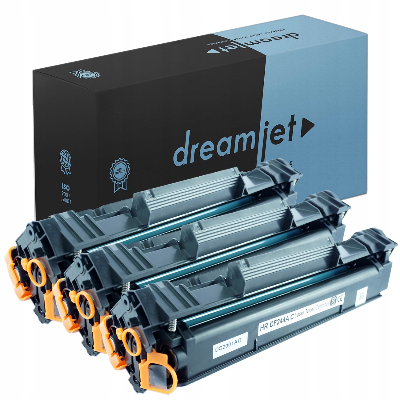 3x náhradní toner Hp pro tiskárnu Hp LaserJet Pro mfp m28a m28w 44a cf244a