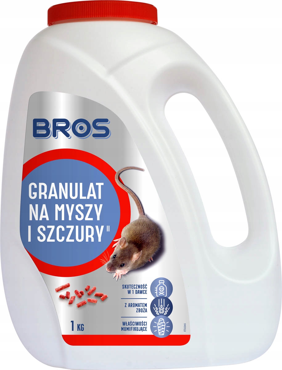 

Granulat na myszy, szczury Bros 1 kg