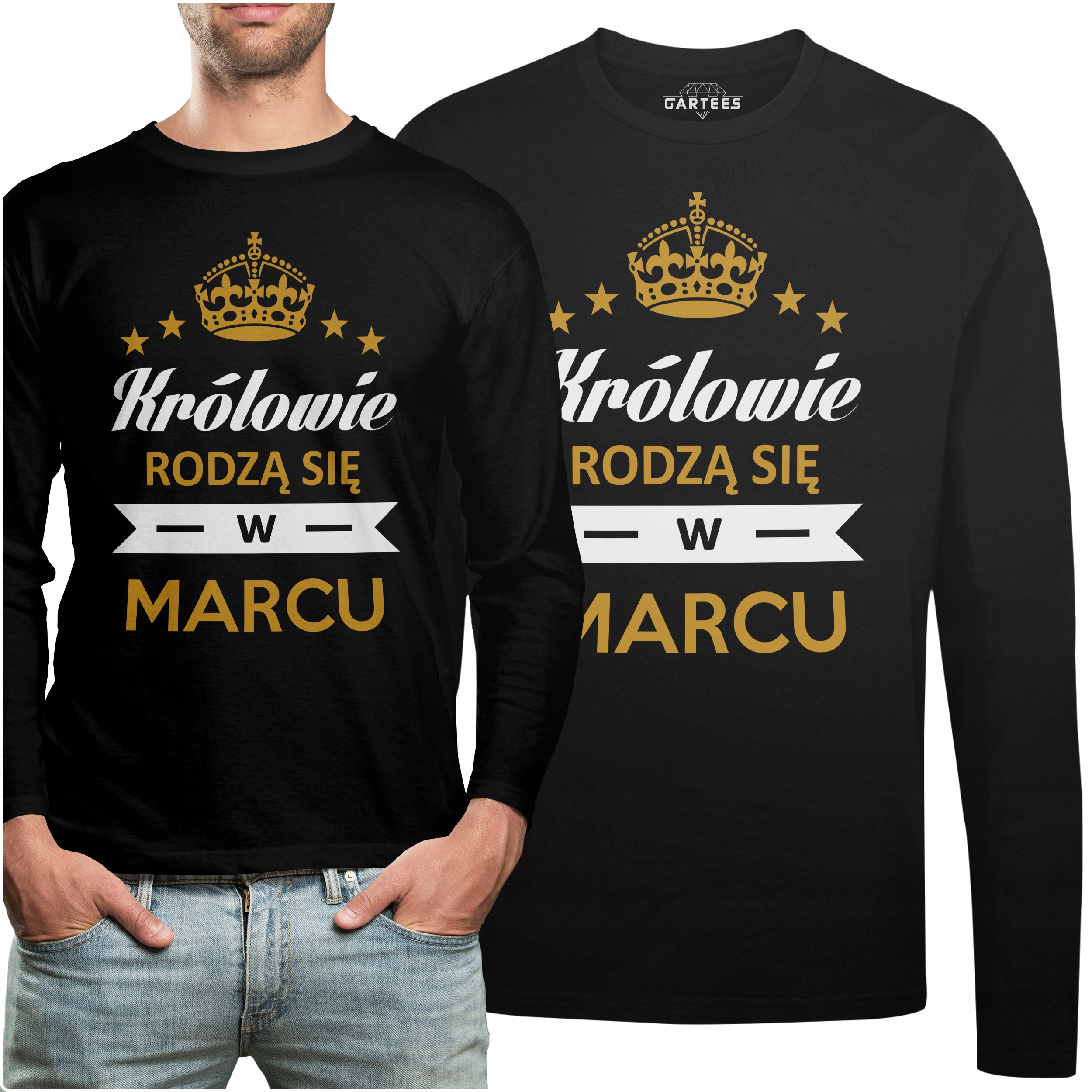 

Koszulka Long Prezent Któlowie Rodzą Się W Marcu