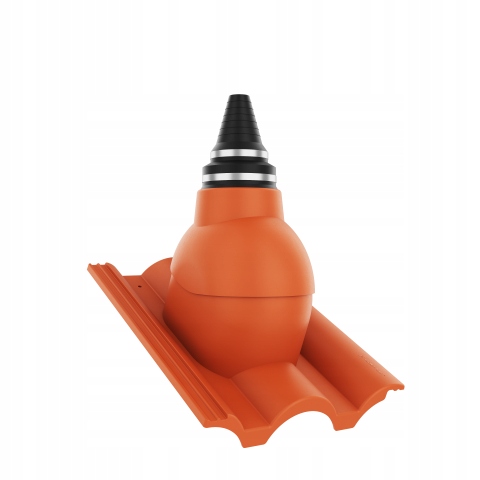 PRZEJŚCIE ANTENOWE DACHÓWKA BRASS GRECKA Ceglasty