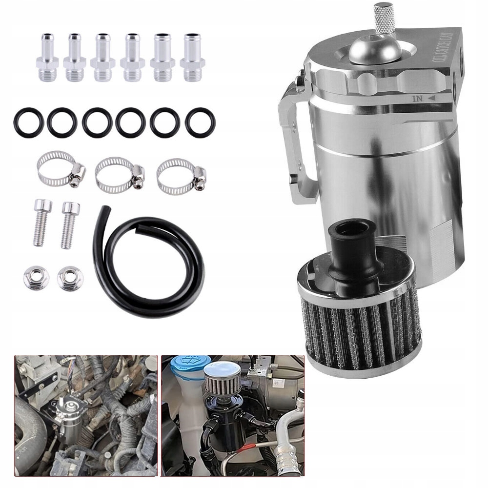 Oil Catch Tank Sada odlučovače oleje s filtrem 11 I 13 I 15 mm 300 ml