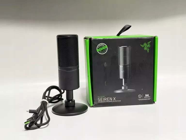 Mikrofon Razer Seiren X RZ19-0229 Superkardioidalny microUSB 3,5mm 5/8