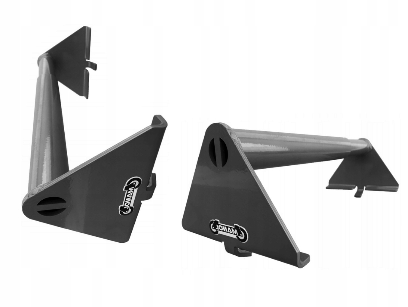 Sada dvou roztahovacích blokád kol v antracitové barvě pro odtahový vůz