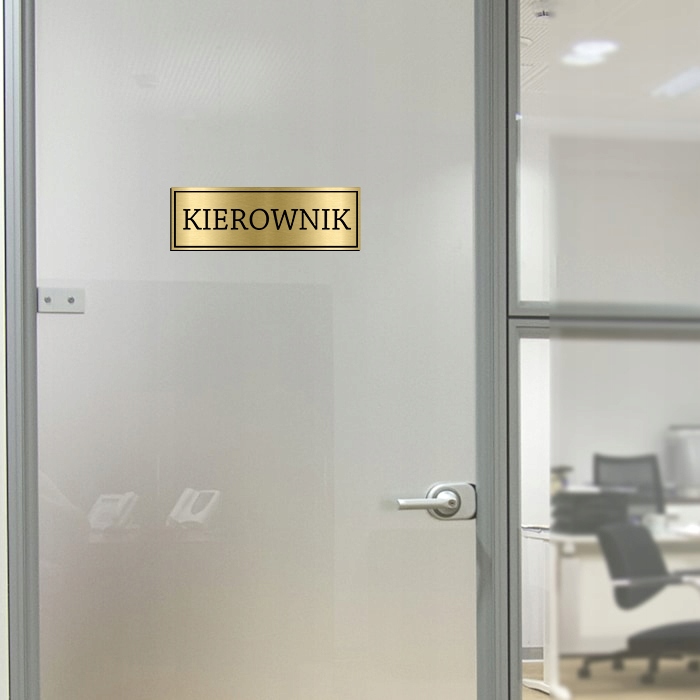 TABLICZKA na Drzwi Oznaczenia do BIURA Toaleta Marka TabPrint