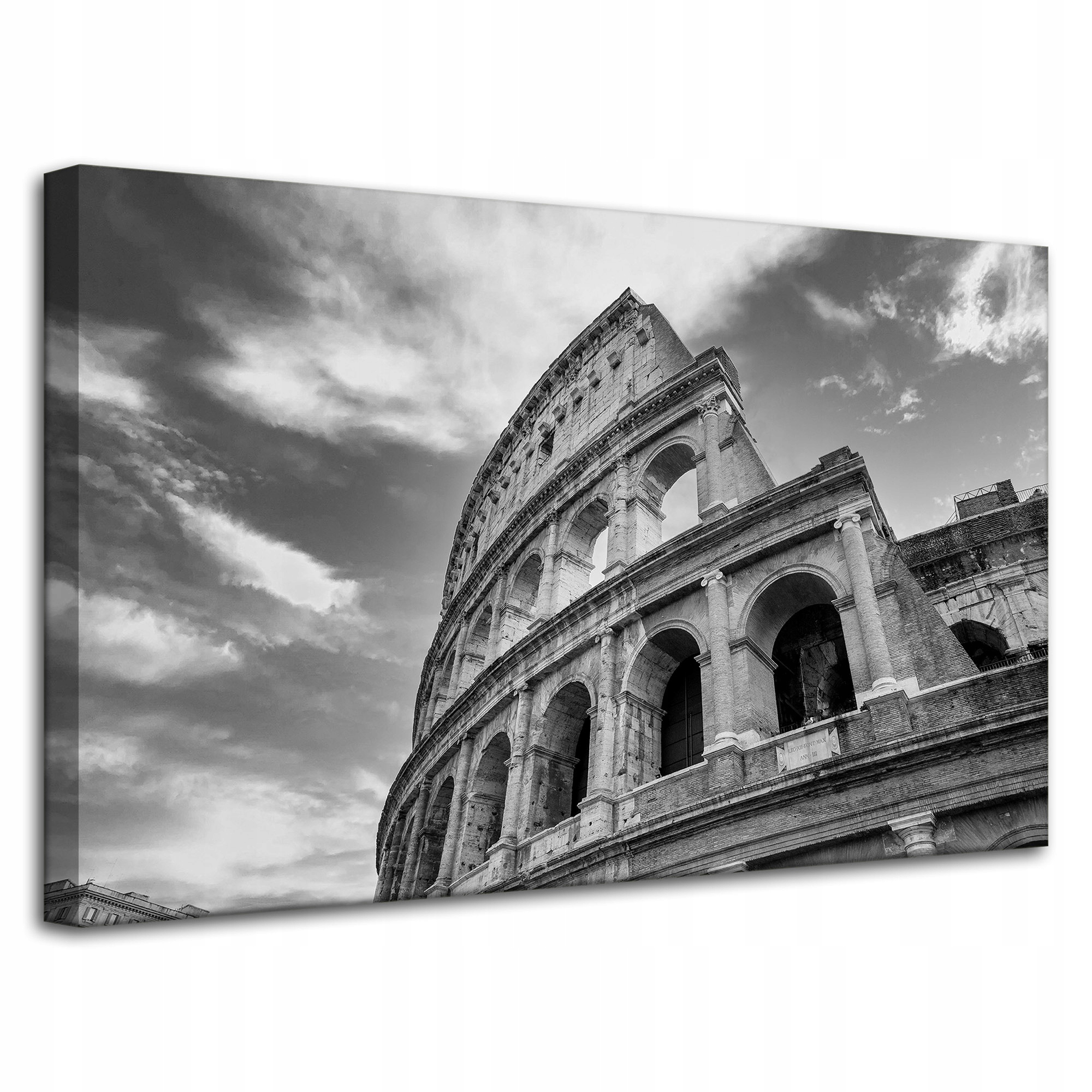 Canvas Obraz Architektura Koloseum černobílý 80X50 cm