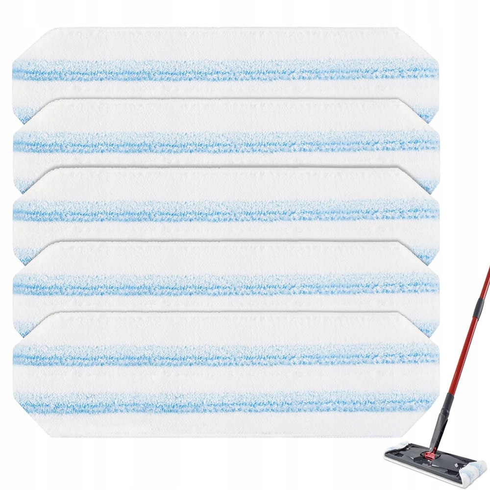 Levně Náhradní Vložky Do Plochého Mopu Vileda A O-cedar H2PRO 40.5X11 Cm 4 Ks