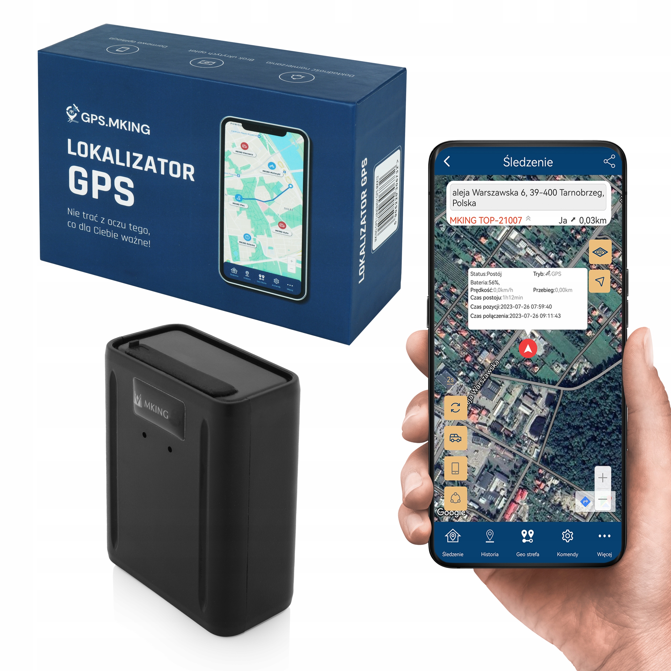 Gps lokátor 60 dní Magnet Sledování Odposlechu