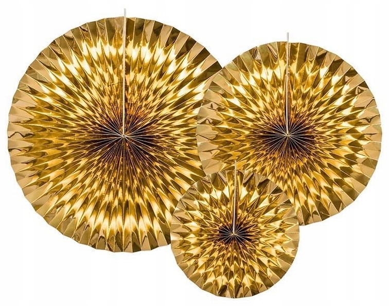 3шт золотые декоративные розетки