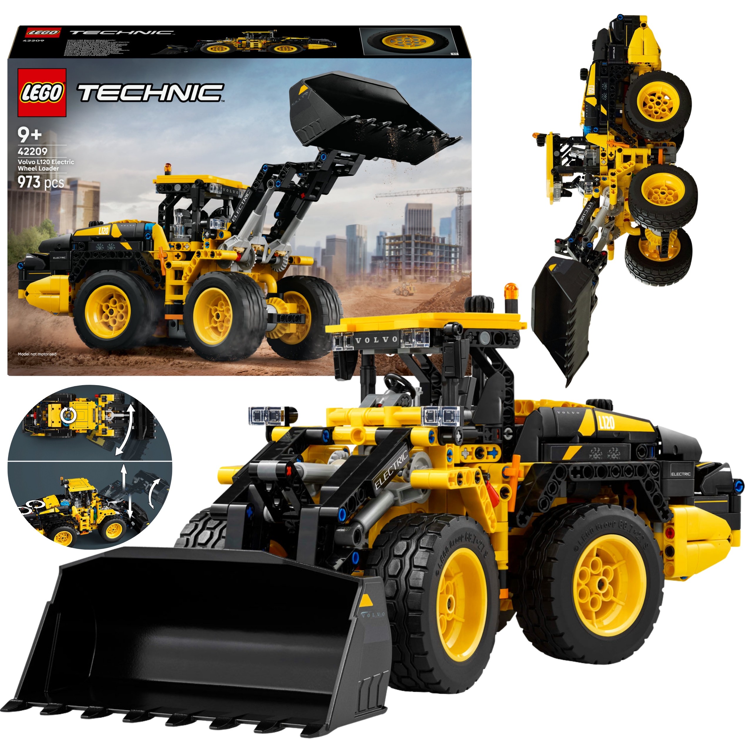 Lego Technic Zestaw Klocków Premium Ładowarka Volvo L120 Święta