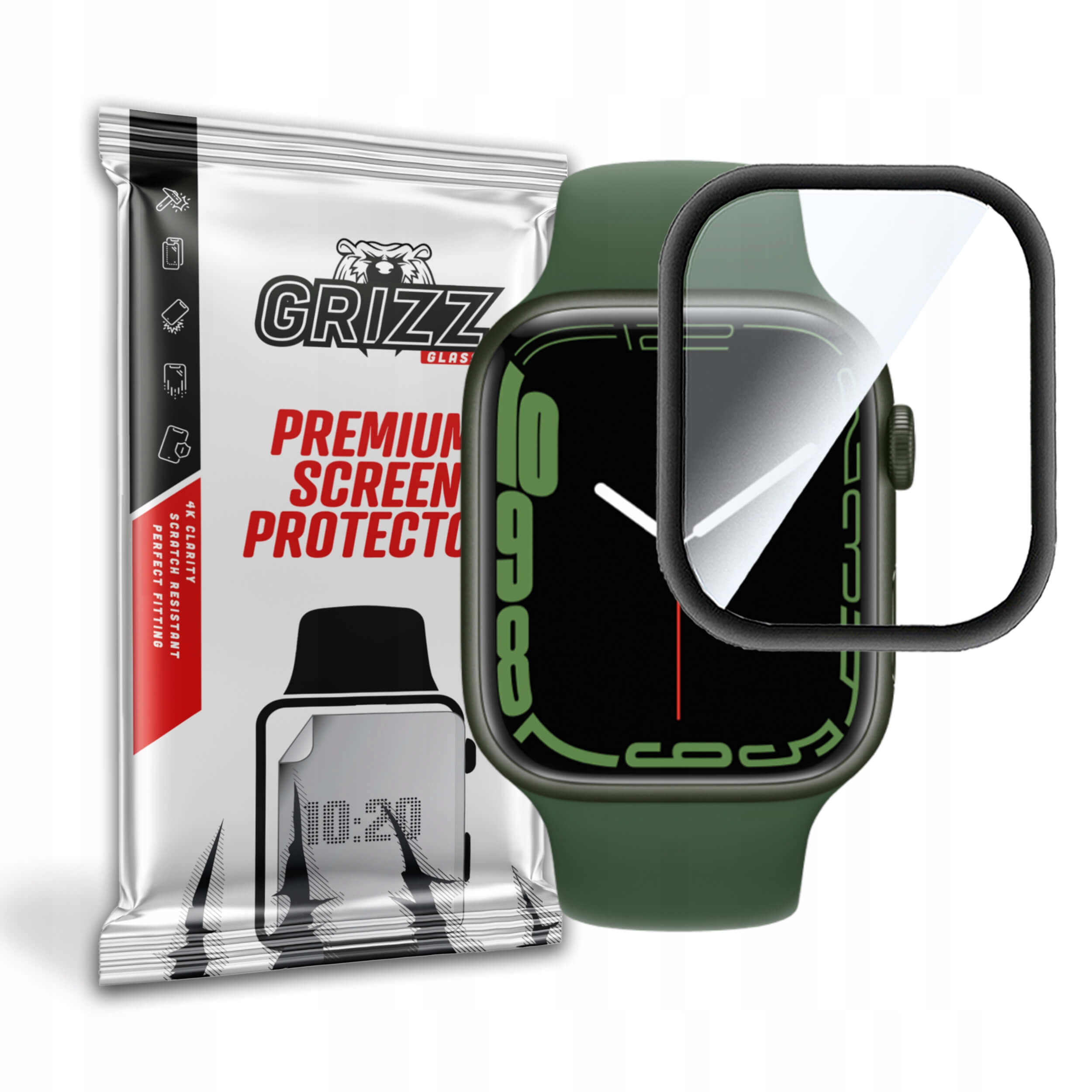 

Szkło hybrydowe 3D do Apple Watch 7 41mm