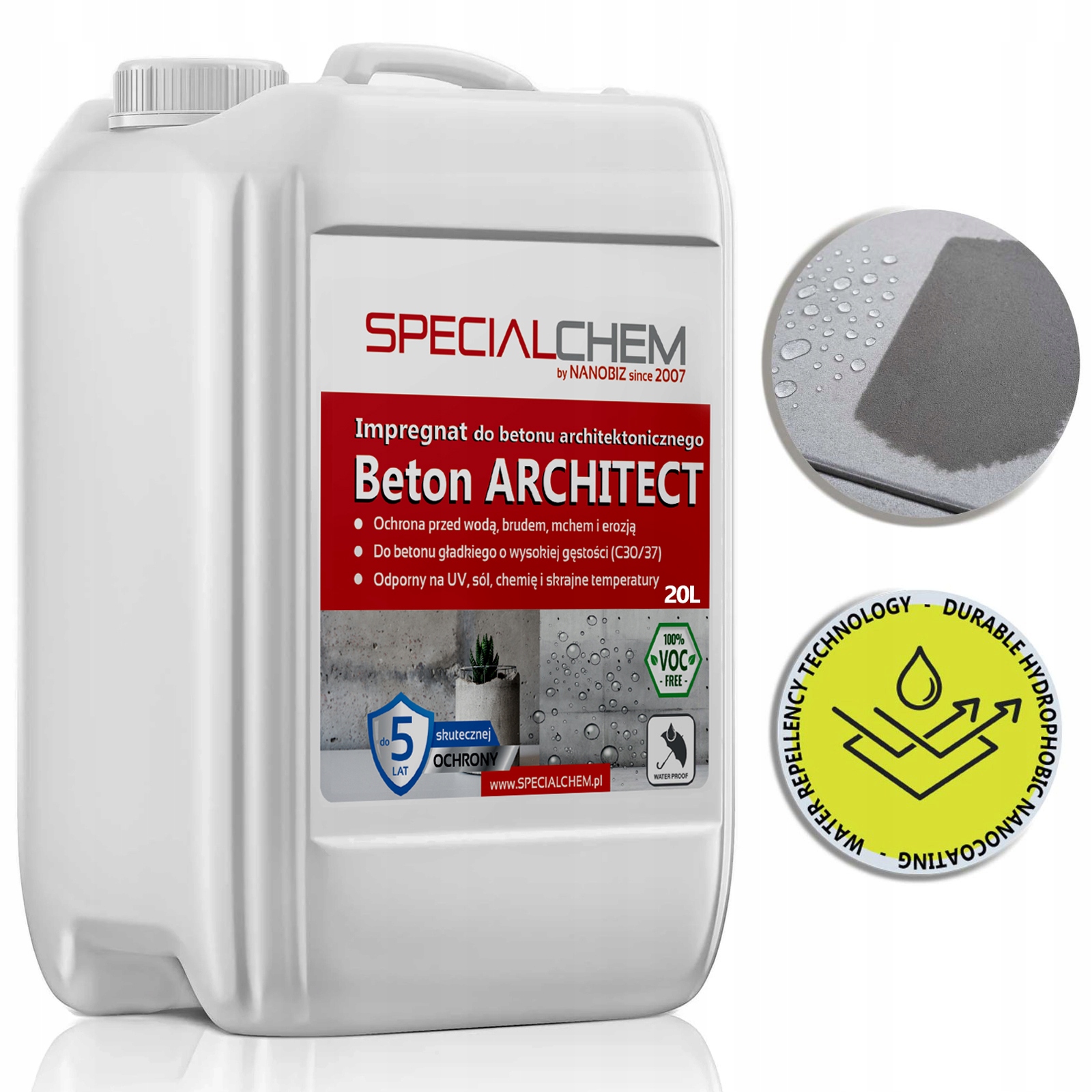Specialchem Beton Architect 20L impregnace chránící beton do 5 let