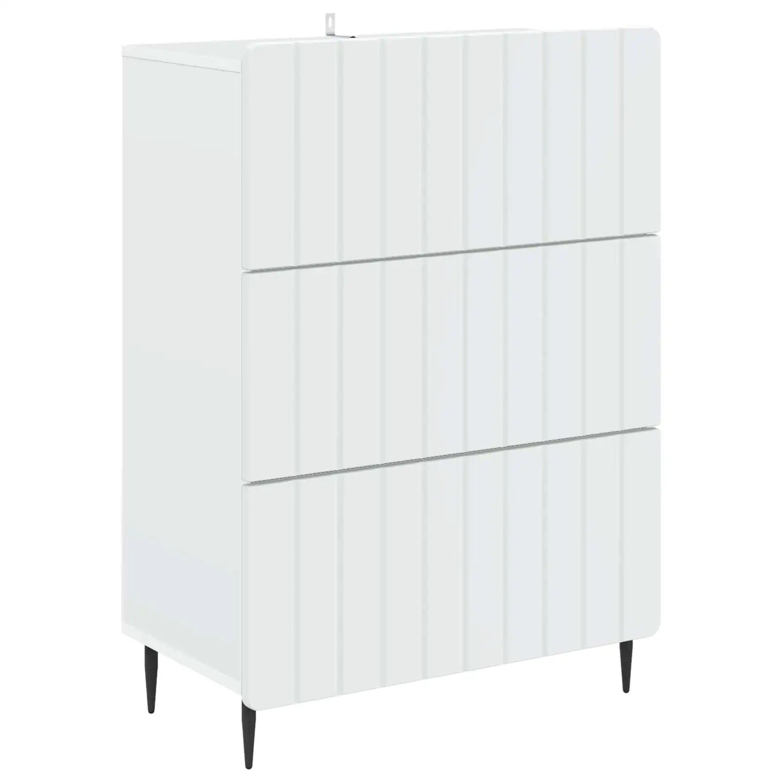 vidaXL Skříň se zásuvkami Bílá 66 x 34,5 x 92 cm Kompozitní dřevo