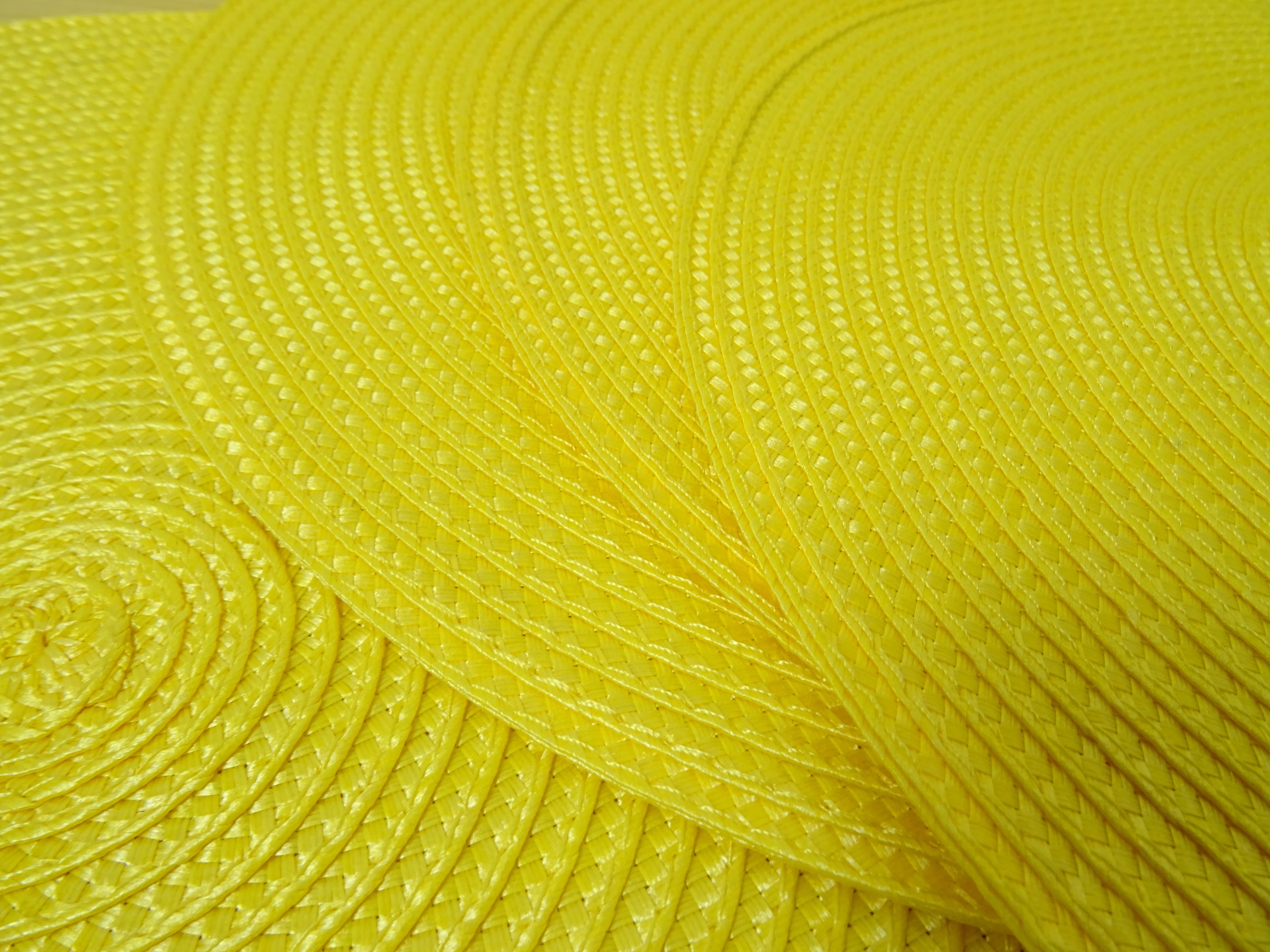 Круглый желтый материал Plastic other