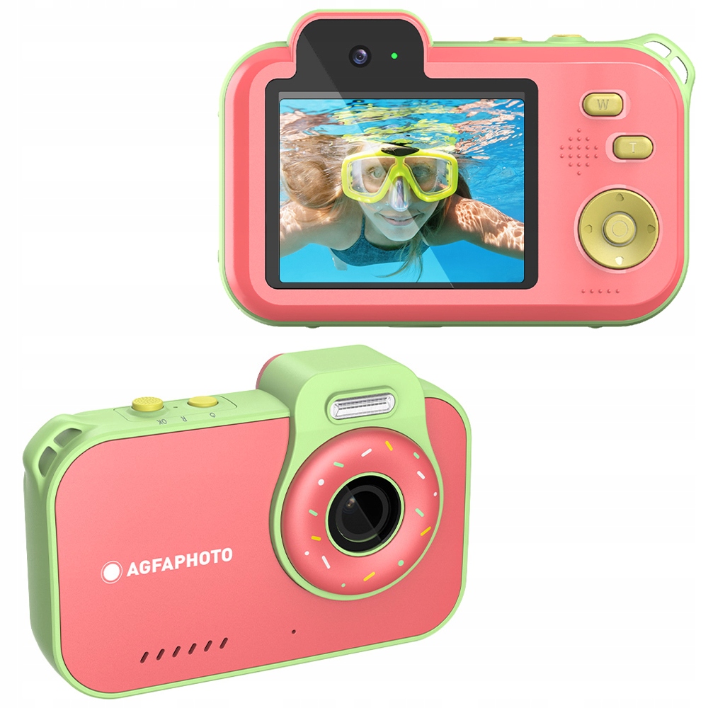 Vodotěsný podvodní fotoaparát 3M AgfaPhoto Agfa 12MP 2.7K 2x objektiv hry