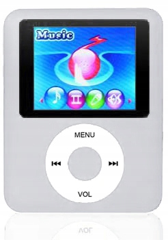 Odtwarzacz MP4 T938 16GB radio głośnik MP3 srebrny