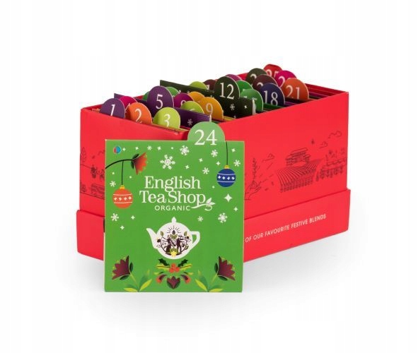 Адвент-календарь English Tea Shop, 25 пакетиков органического чая 13 вкусов — фото 7