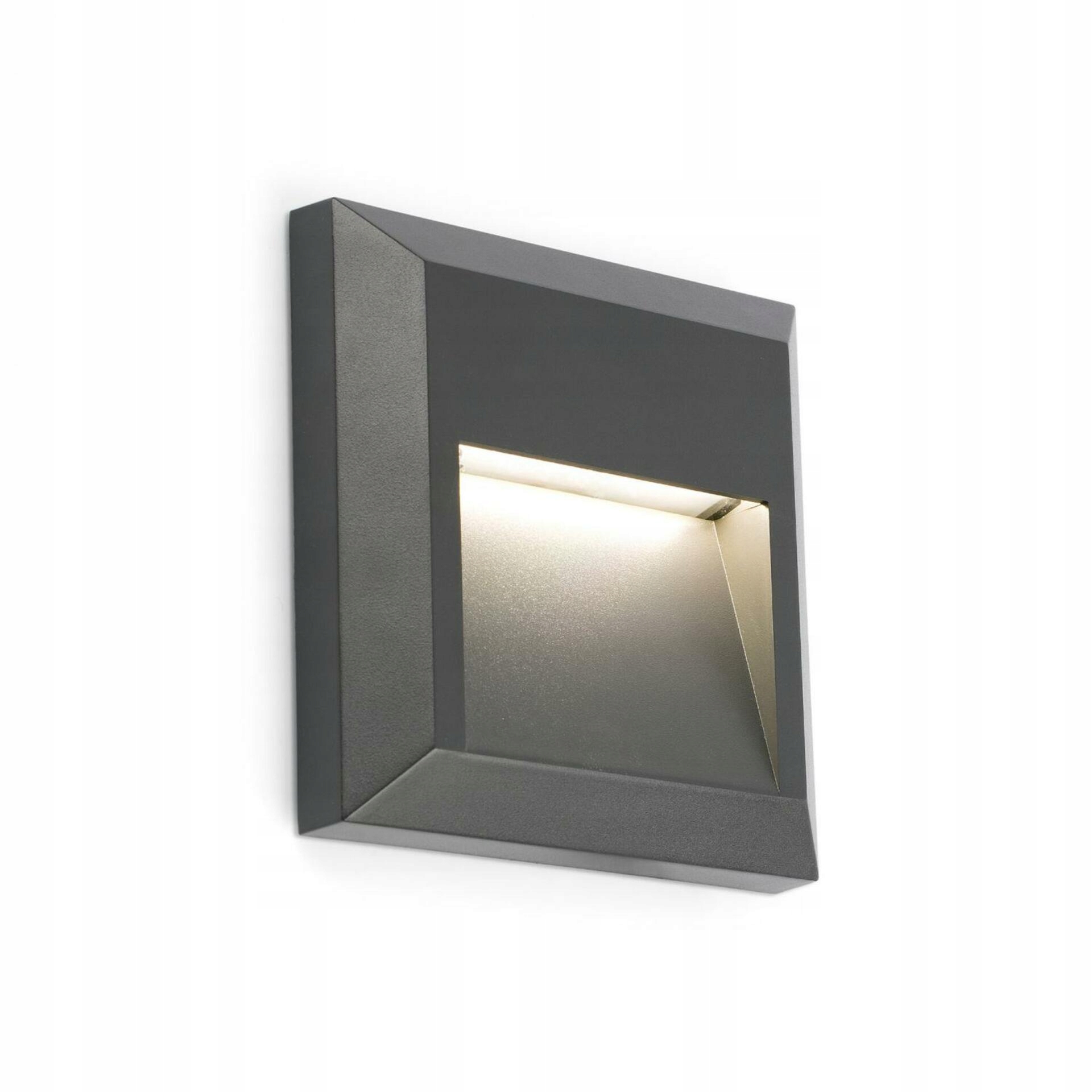 Nástěnná Led lampa Faro Grant C tmavě šedá, 1W, IP65, IK10, 3000K