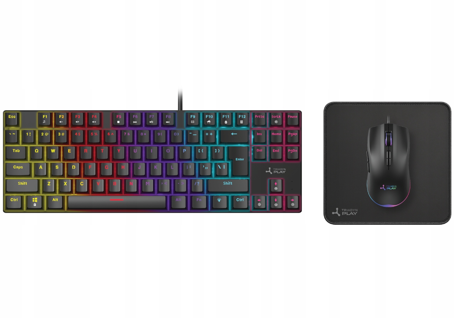Sada Triadyn Play Metis Taygete S Rgb Red Switch Helike Podložka