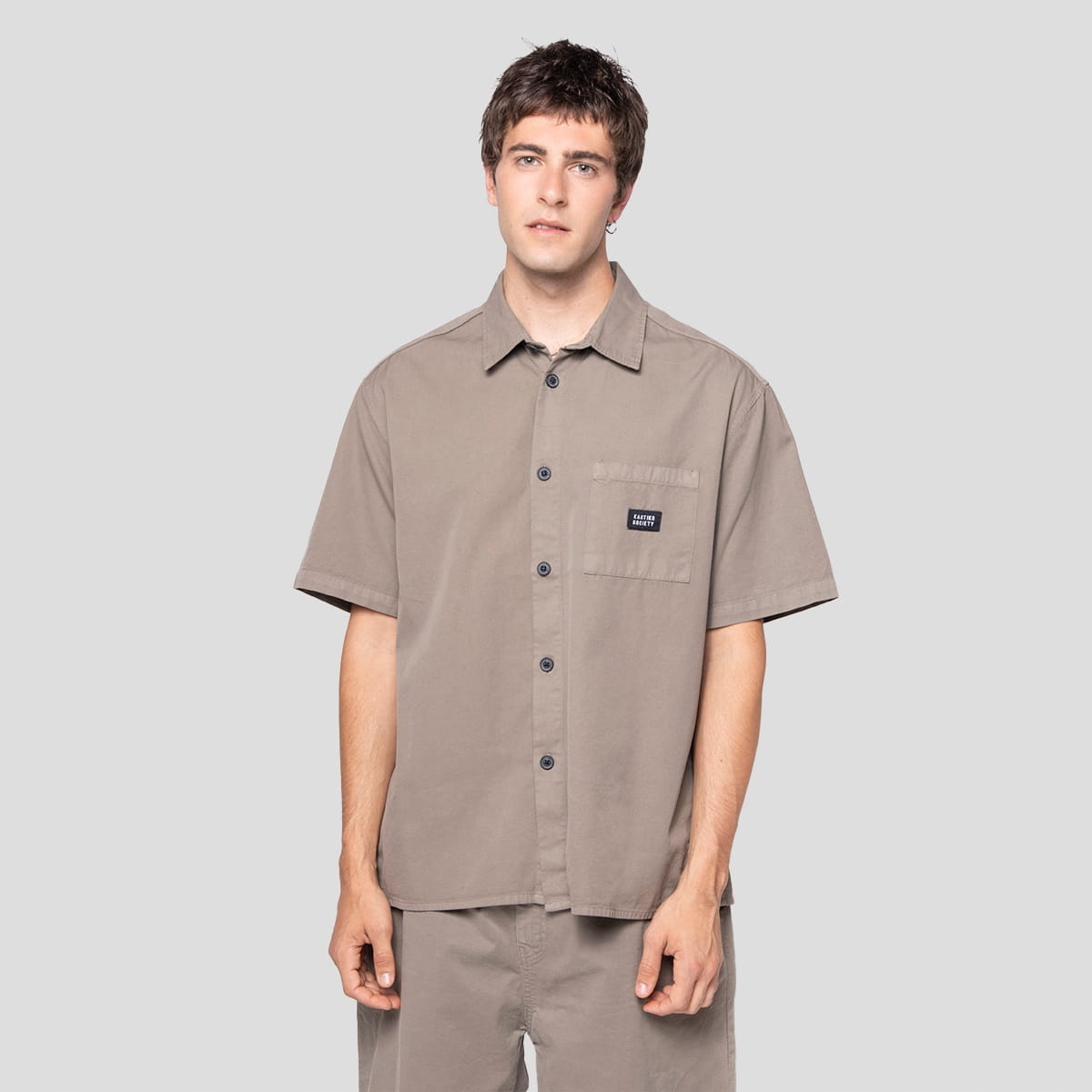 Pánská košile Kaotiko Savannah L, béžová, Městská