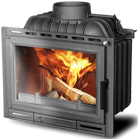 Krbová vložka litinový krb 11,5 kW kamna na vzduchové dřevo W13 fi 200