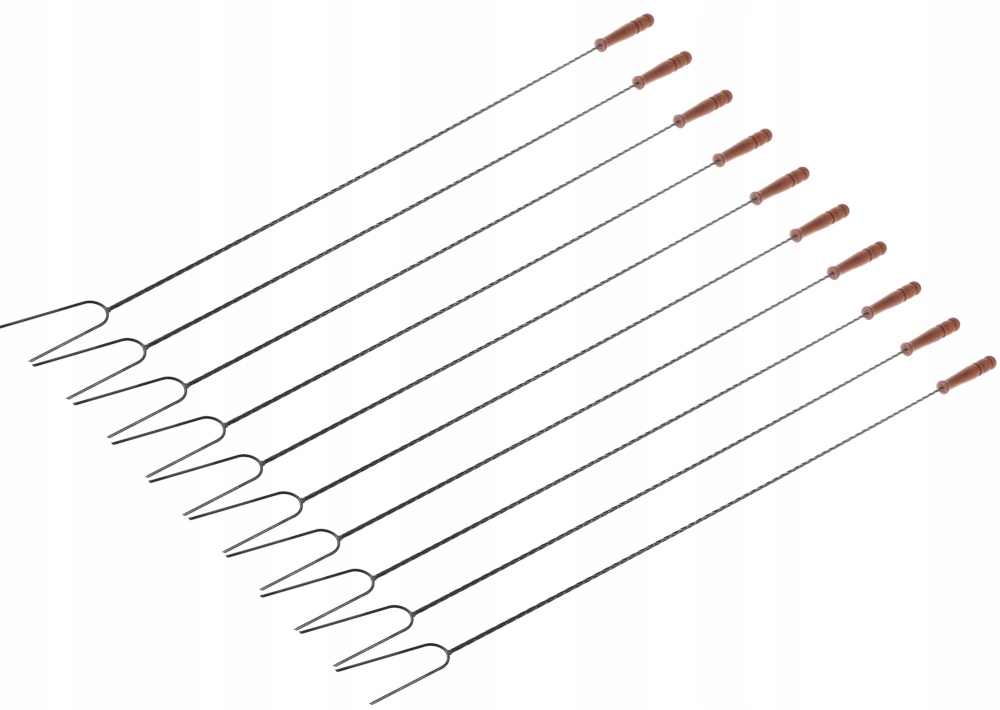 Widełki do OGNISKA Kije Kijki na GRILLA 10sz 120cm