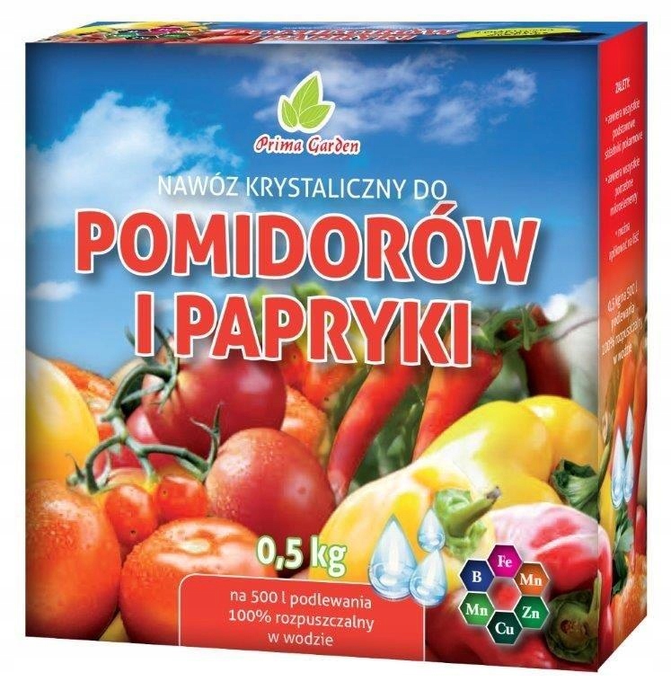 

Nawóz Krystaliczny Do Pomidorów I Papryki 500 G