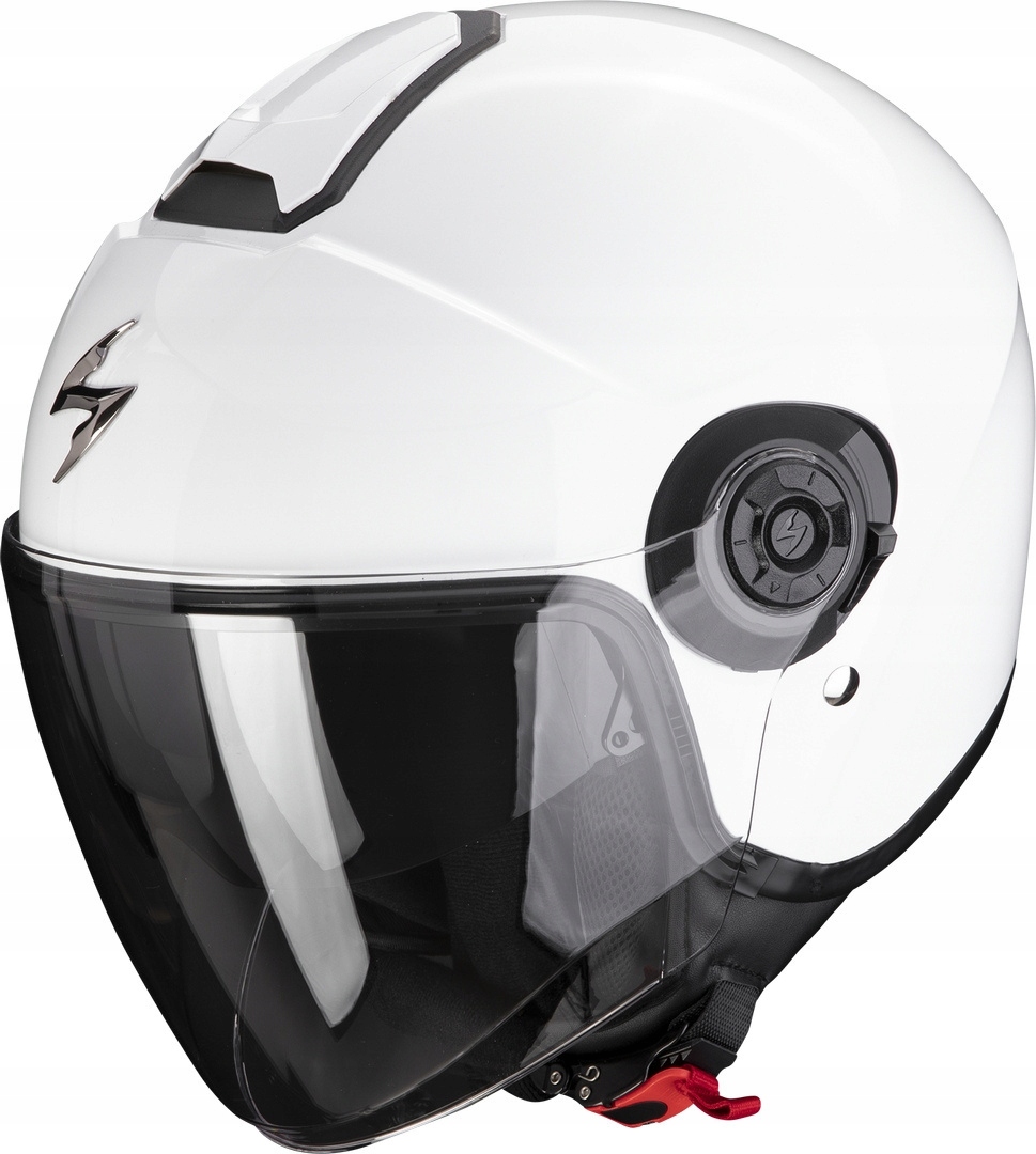 Otvorená motocyklová prilba Scorpion Exo-city II Solid biela Xs