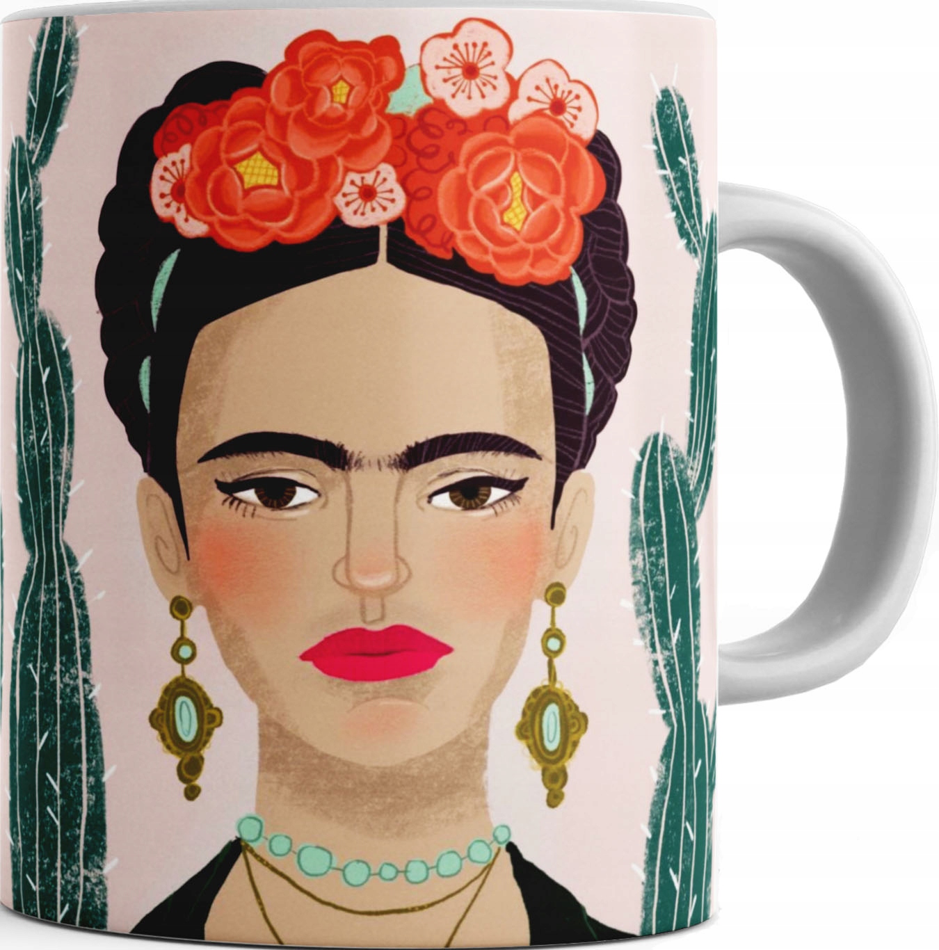 

Kubek Biały Frida Kahlo 02