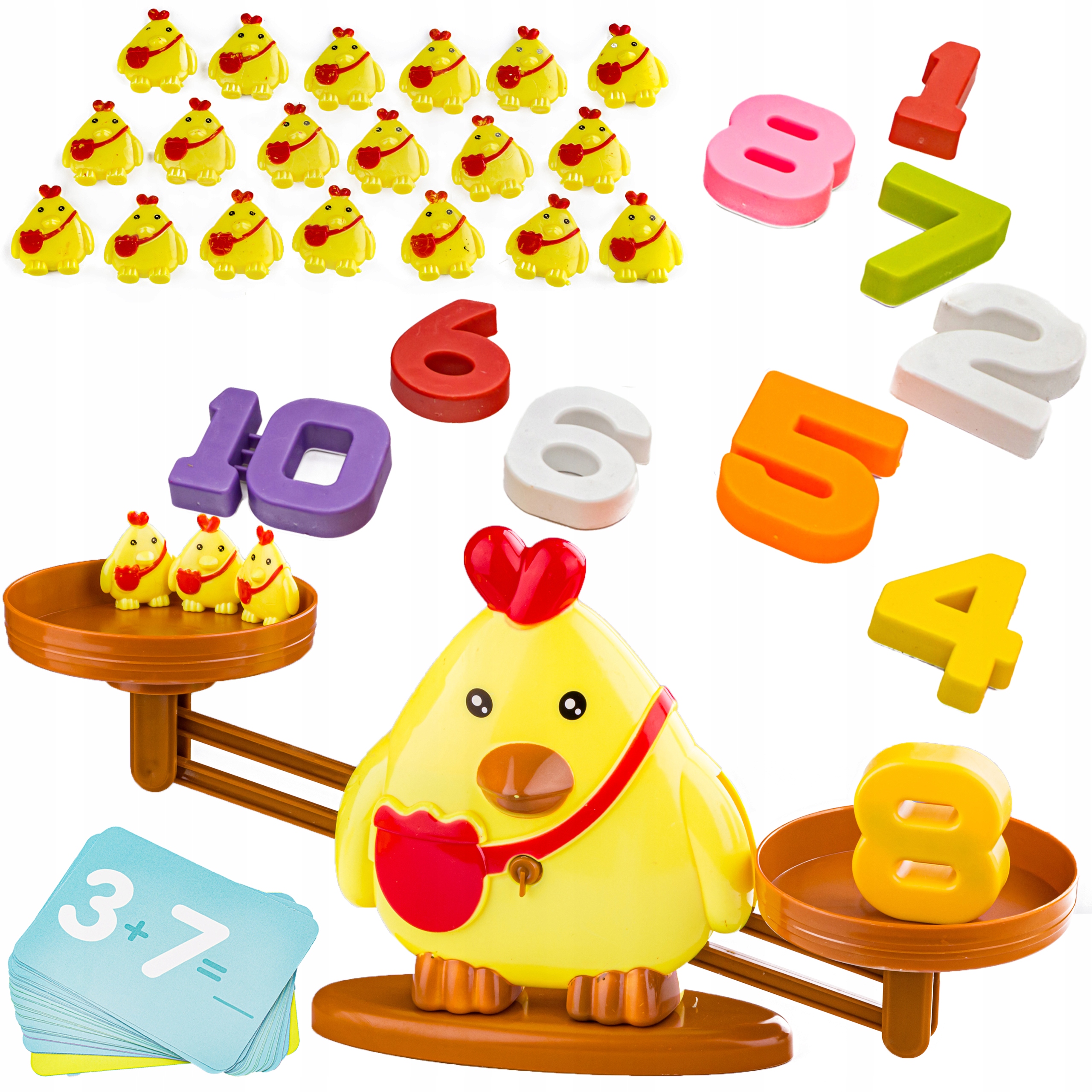 

Waga Szalkowa Równoważnia Nauka Liczenia Kurczak