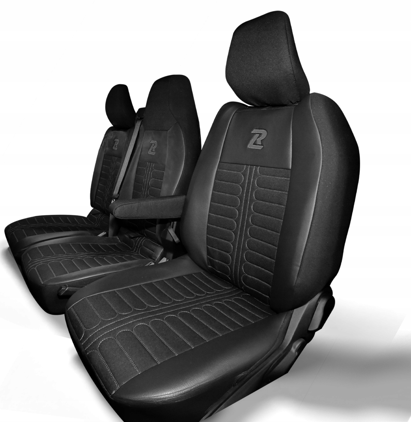 Poťahy Na Sedadlá Tornado Pre Renault Master 4 Čierno-šedé