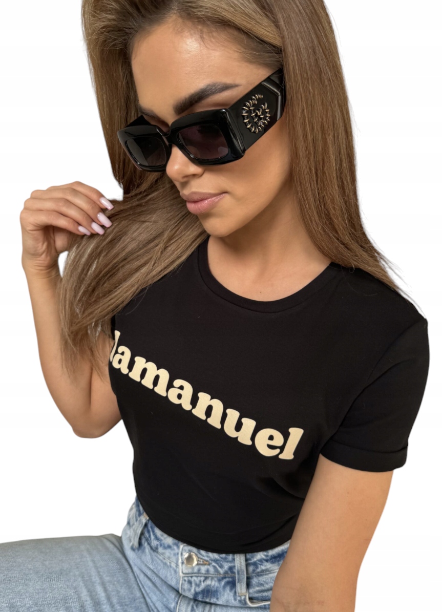 Dámske tričko DOUBLE La Manuel čierne univerzálne