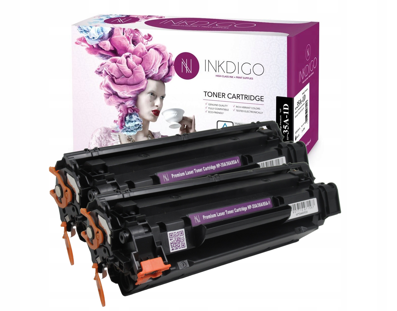 

2x Toner do Hp LaserJet P1505 zamiennik CB436A 36A