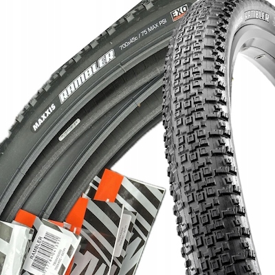 Plášť na kolo Maxxis 700x45 (45-622) Rambler gravelová Gravel drátovaná