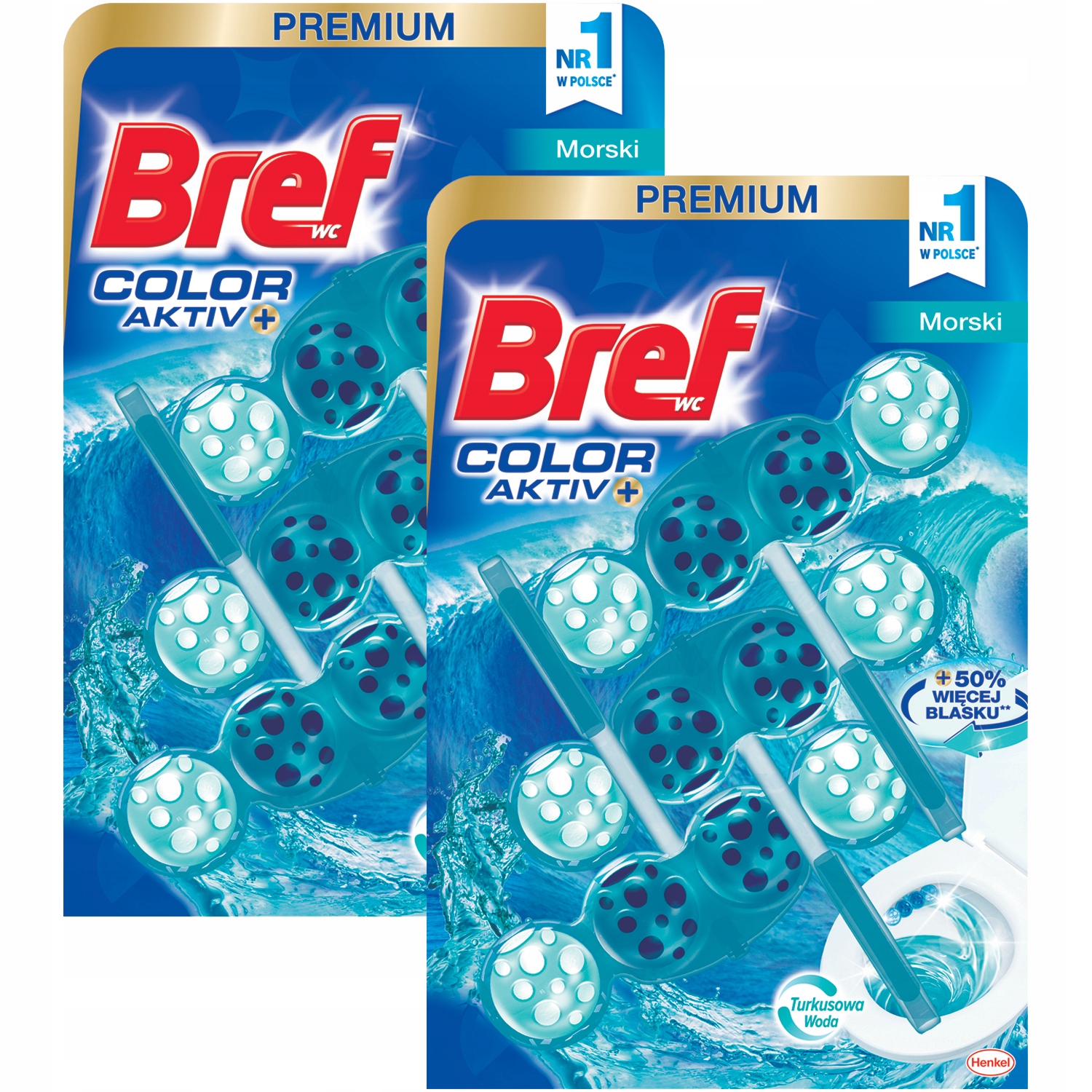 

Bref Color Active Zawieszka Wc Ocean Morski 6x50g