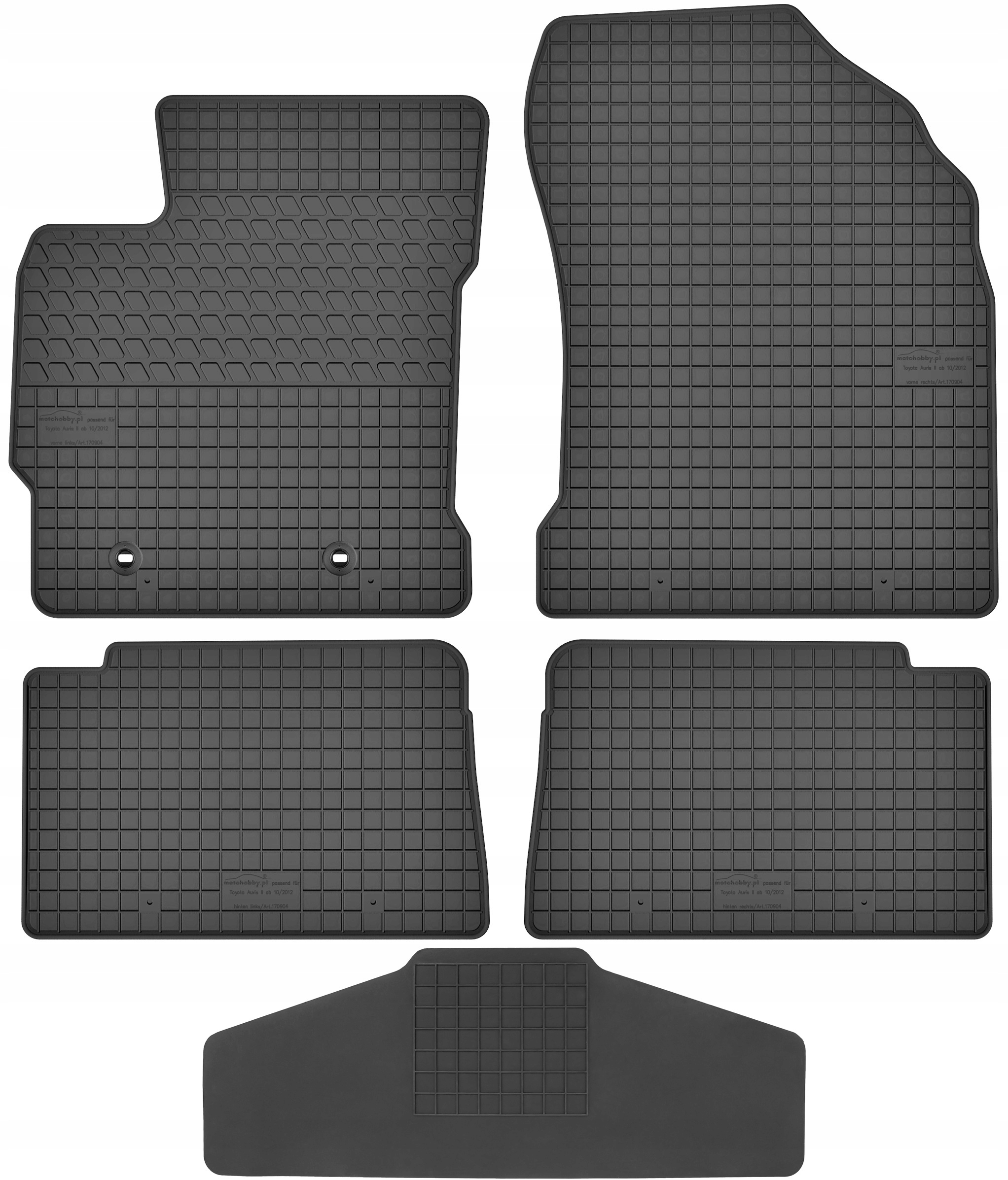 

Toyota Auris II 2012-2018 Dywaniki z osłoną