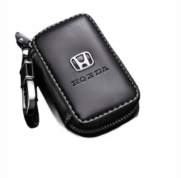 Honda Etui Pokrowiec Skórzany Na Kluczyk Czarny