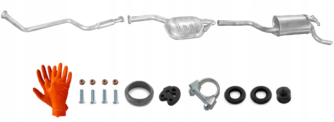Mercedes W201 190 2.5 D 66 kW (1985-7/1993) Výfukový Systém