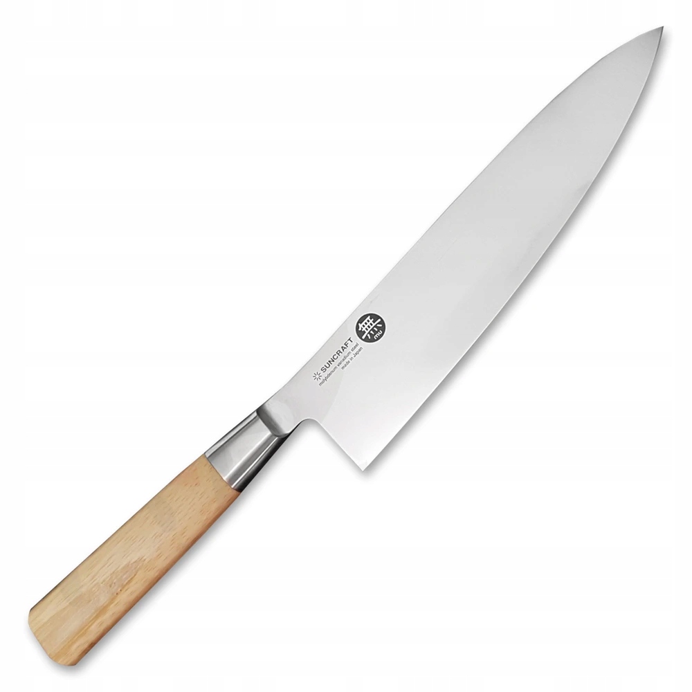 Japonský kuchynský nôž Gyuto/Chef 200mm Suncraft Senzo Bamboo-High carbon
