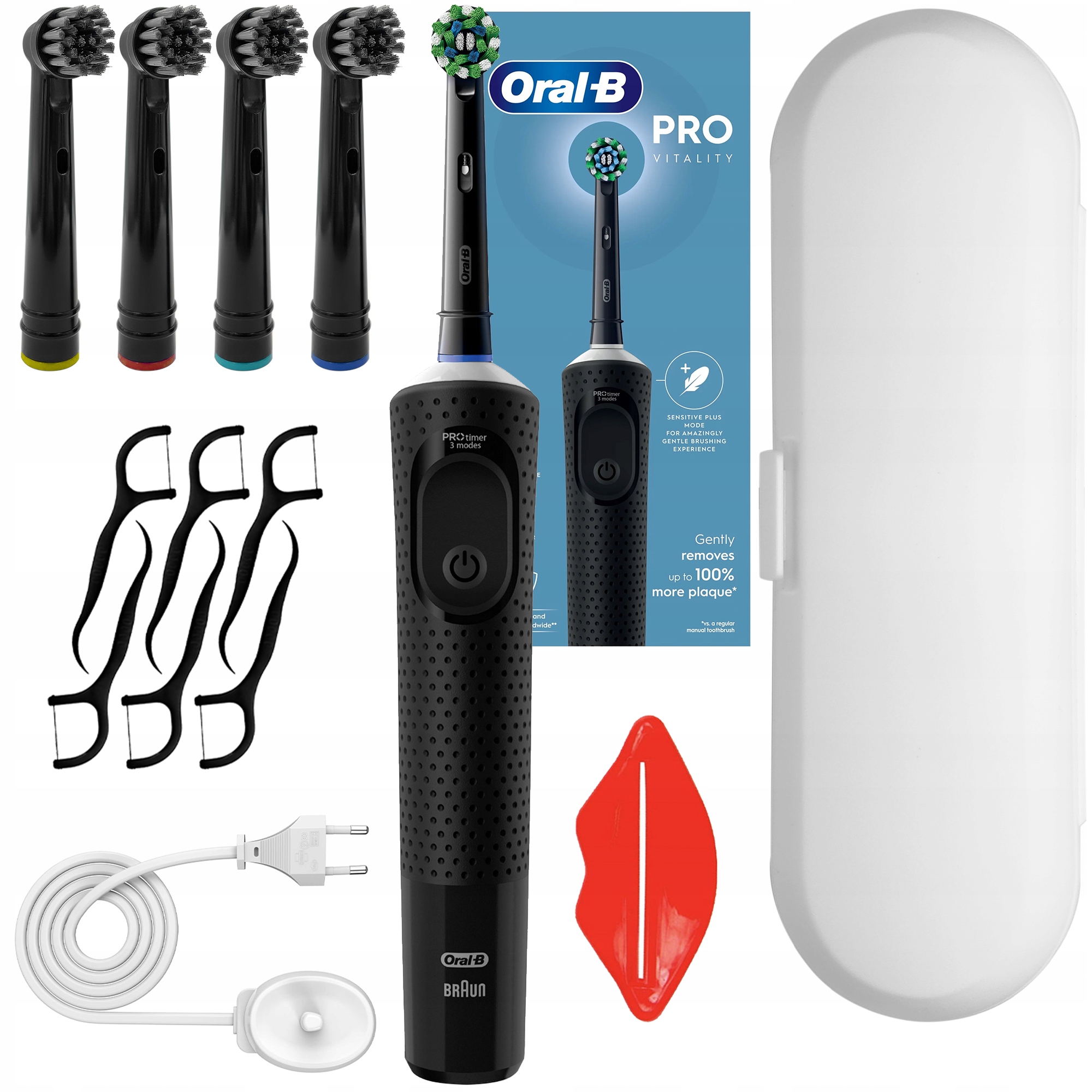 Szczoteczka Elektryczna Oral-b Vitality Pro D103 Końcówki Precision 100