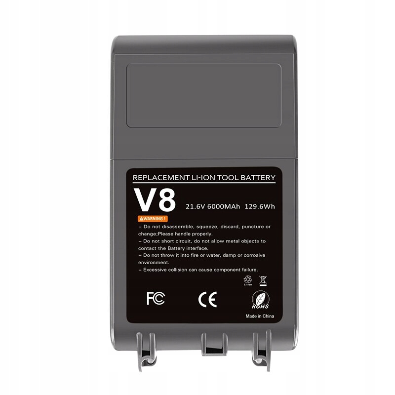 Bateria Dyson V8 Akumulator 6000Mah Model V8 21,6V 6000mAH