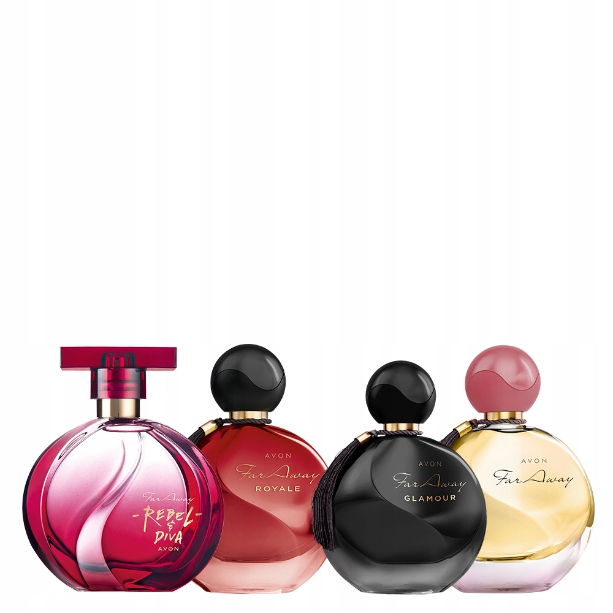 Avon Far Away sada Royale Glamour Diva 4 kusy Unikaty